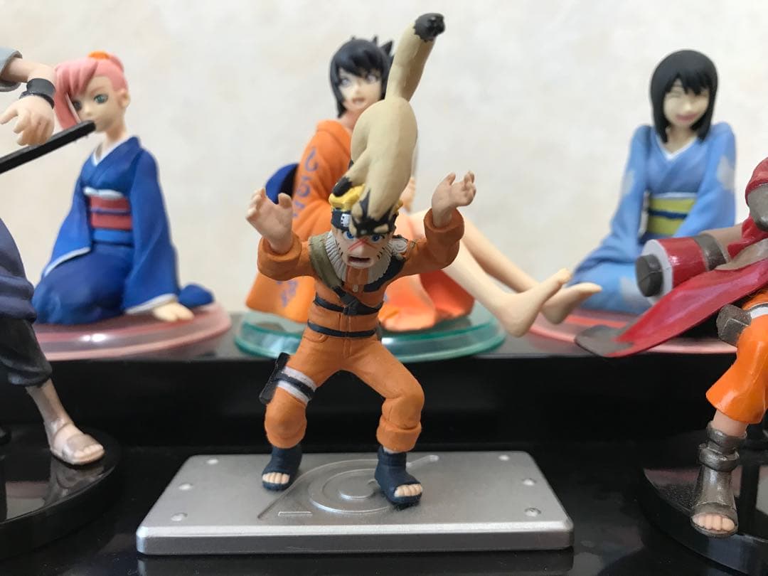 激レア非売品 映画NARUTO-ナルト-疾風伝 絆 垂れ幕＋フィギュア6体セット