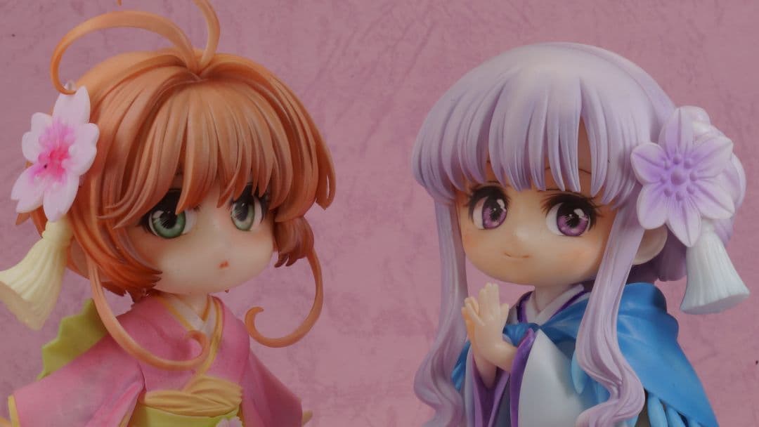 最終値下　カードキャプターさくら　　塗装完成品　ちび和服さくら&ちび和服知世