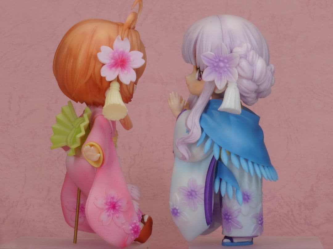 最終値下　カードキャプターさくら　　塗装完成品　ちび和服さくら&ちび和服知世