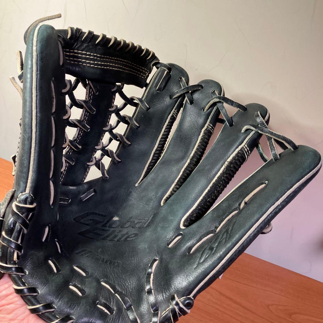 S*ん様 MIZUNO 大人　右投げ　グローバルエリート　軟式用グローブ　異彩