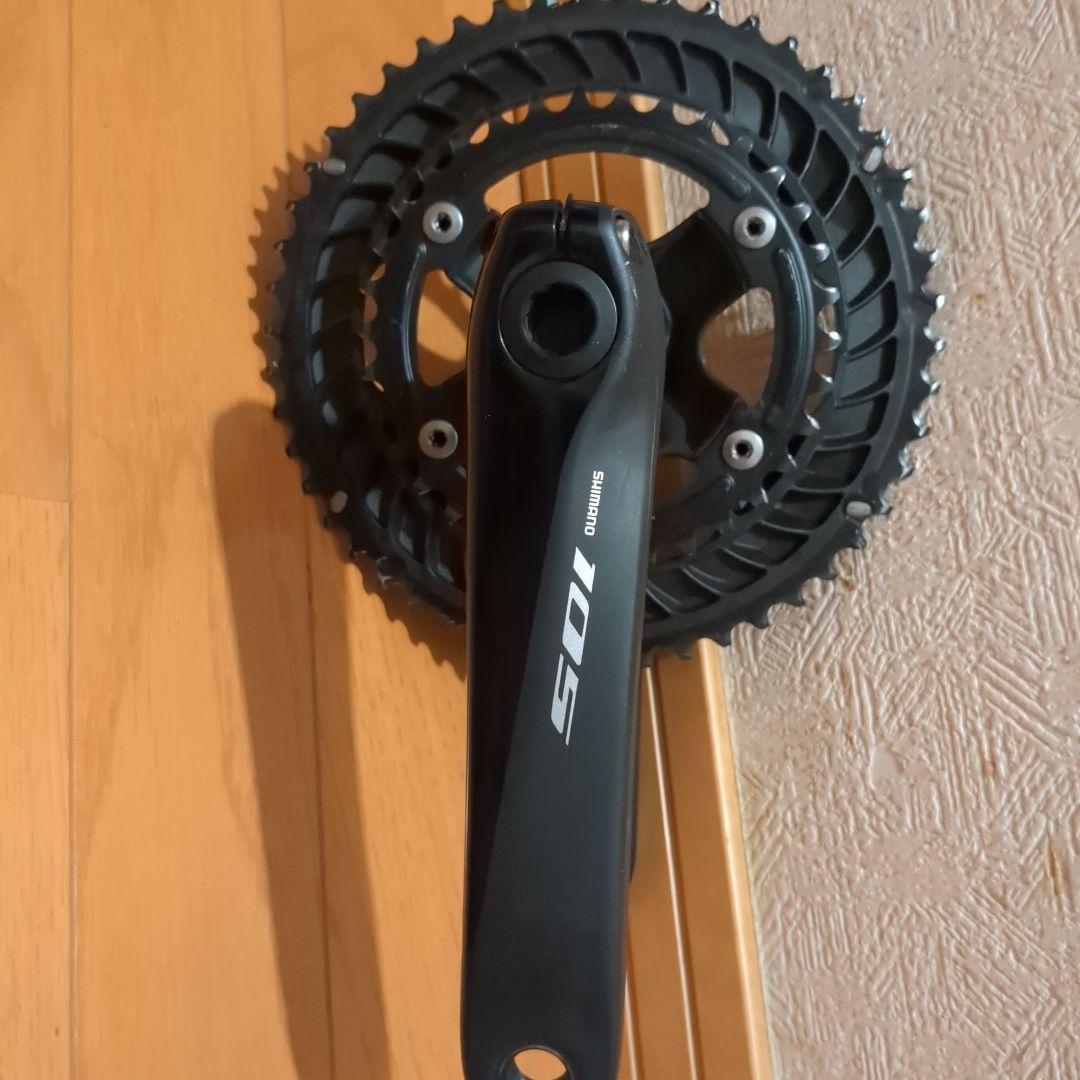 Shimano 105 クランクセット 2x11 ブラック