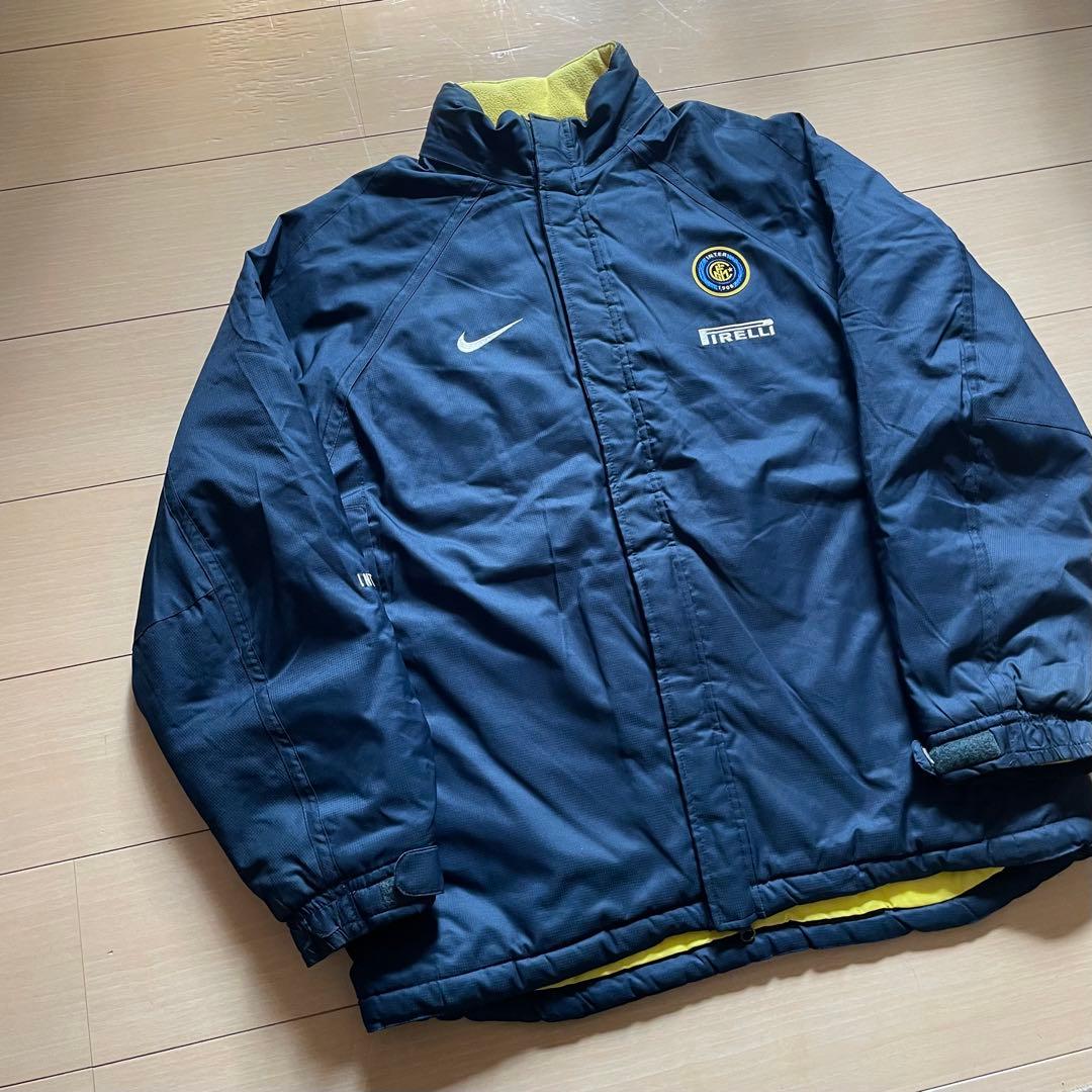 90s 00s NIKE インテルミラノ 中綿ジャケット 旧エンブレム