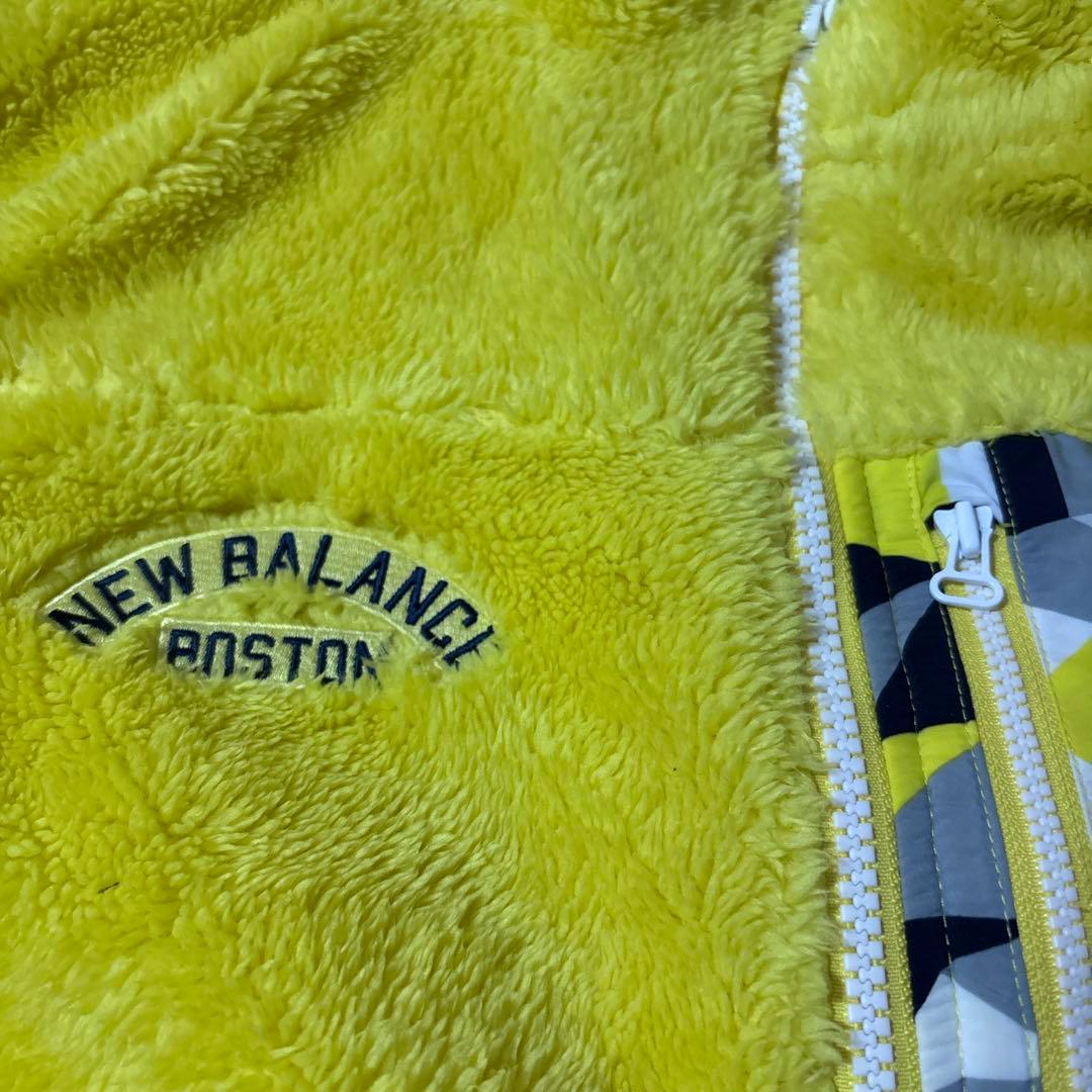 New Balance golfニューバランスゴルフイエローフリースジャケット
