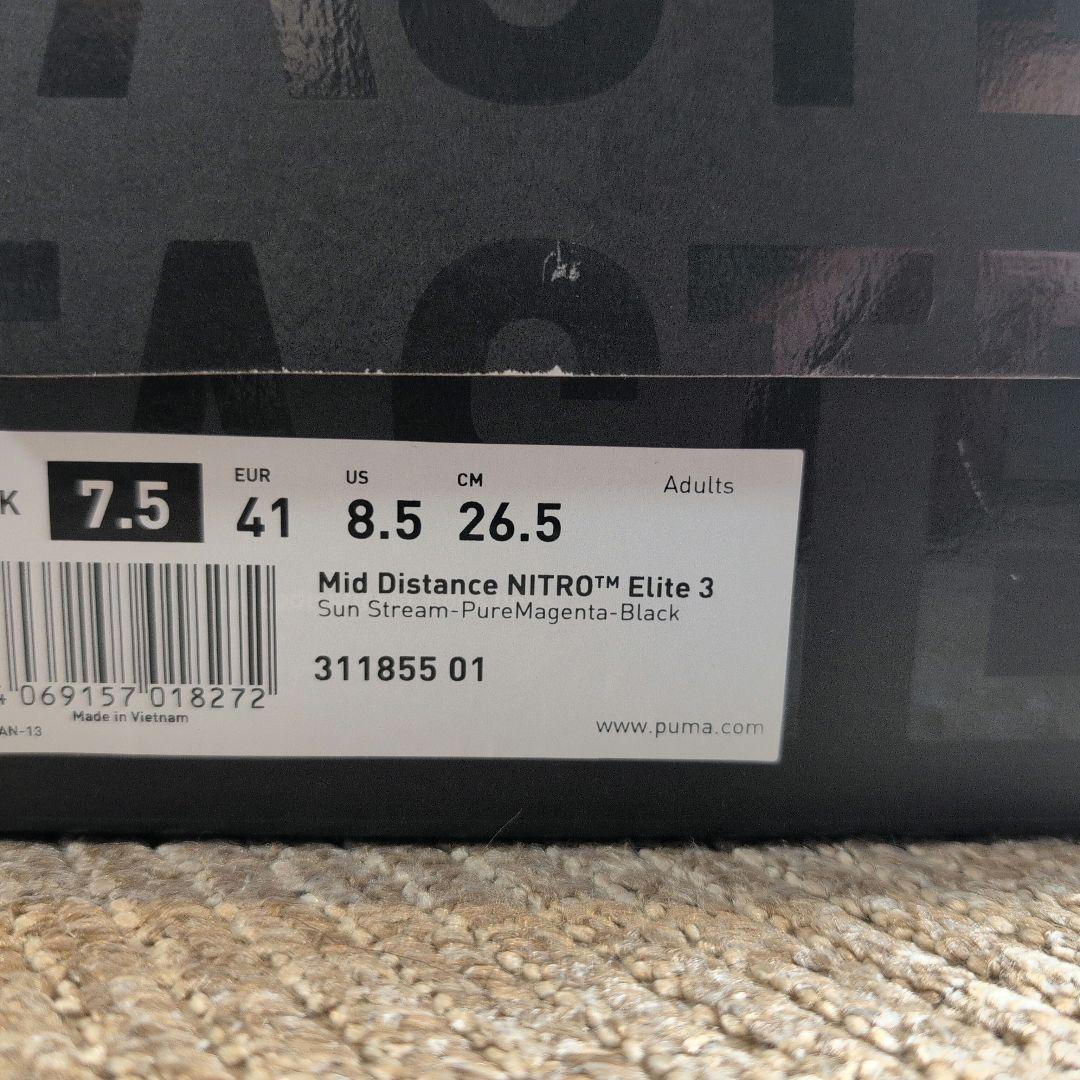 スパイク・シューズ PUMA Mid Distance NITRO Elite 3