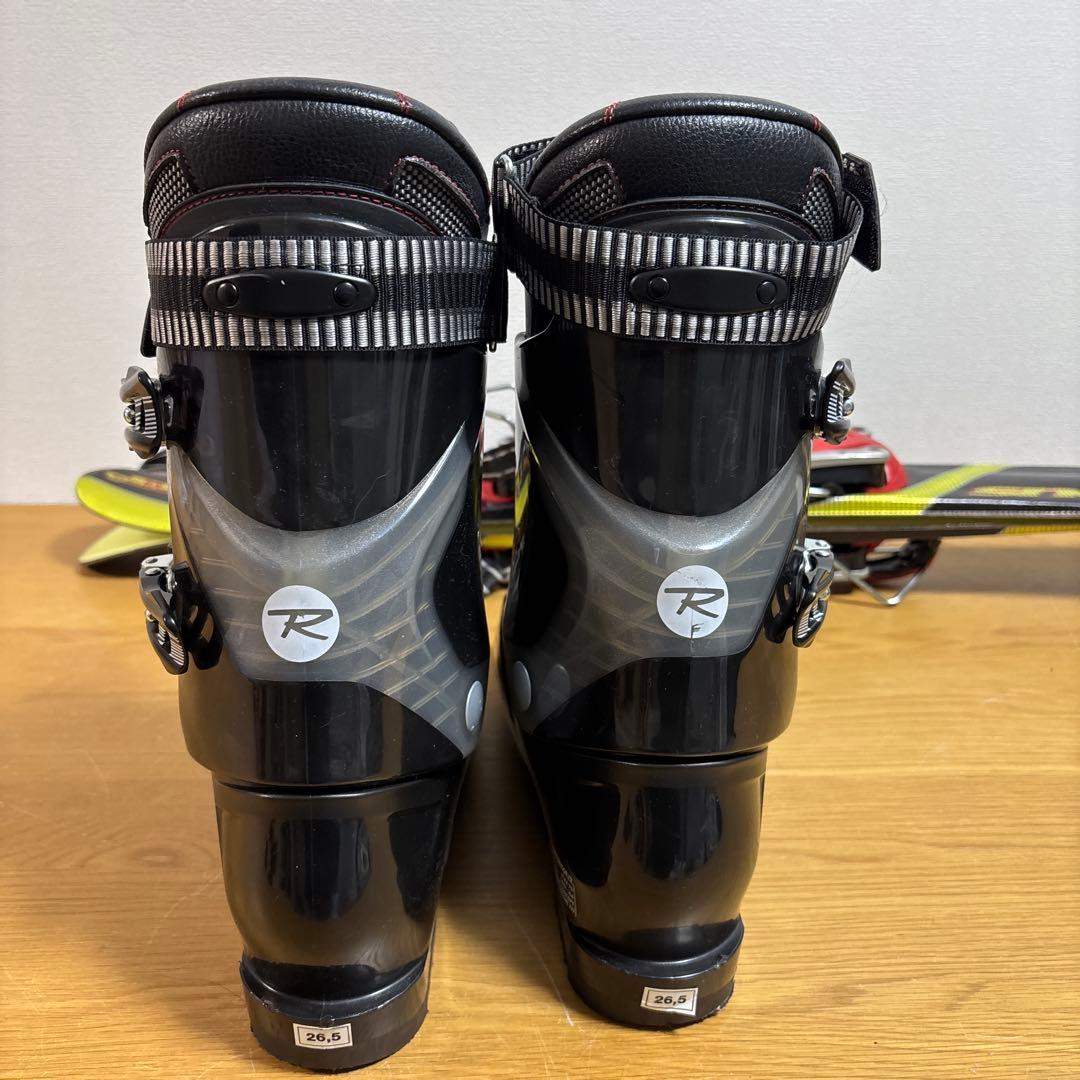 メンズ　ショートスキー　ファンスキーセット　Salomon 26-26.5cm
