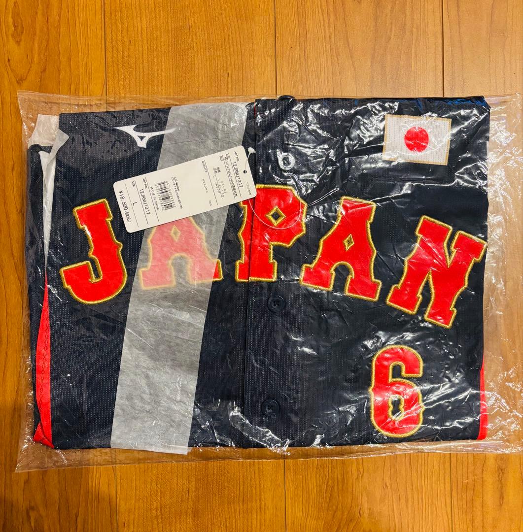 2026出場決定！背番号6 源田壮亮 WBC侍ジャパン 刺繍ユニフォーム ミズノ