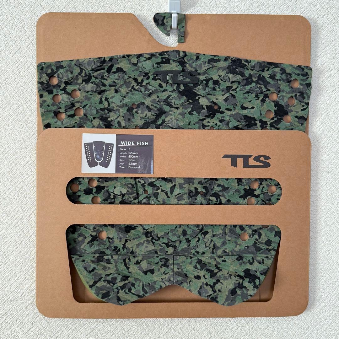 新入荷！TLS デッキパッチ ワイドフィッシュ　カラー：GREEN CAMO