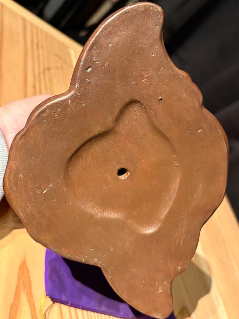 和装人物坐像 陶器置物 茶道 床の間飾り 古風インテリア