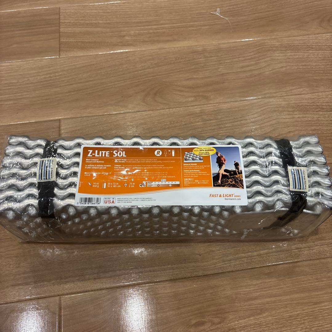 【美品】サーマレスト THERMAREST Zライトソル Rサイズ