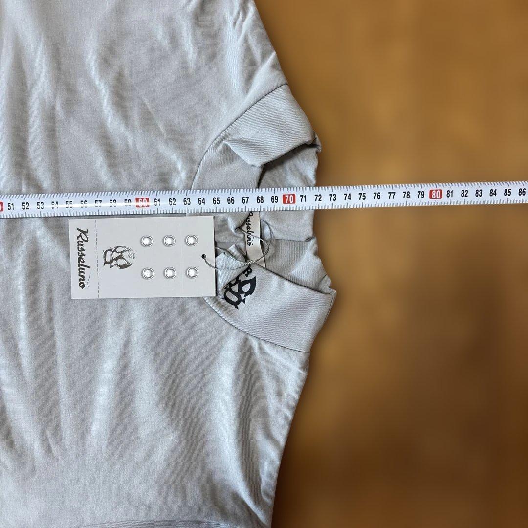 ☆新品☆Russeluno ラッセルノ グレー ハイネック長袖シャツ L 裏起毛