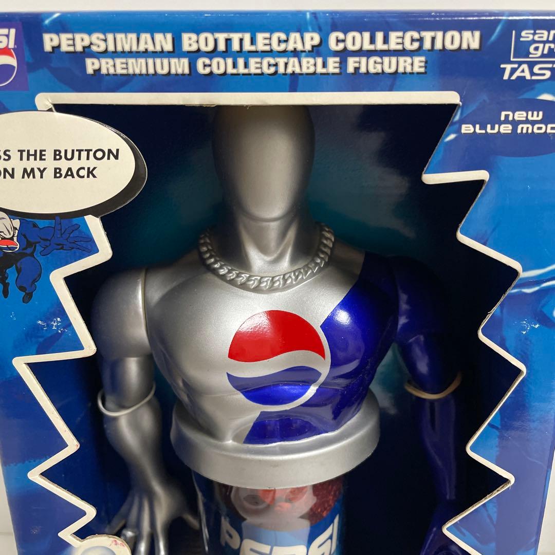 新品　ペプシマン　サウンドビッグボトルキャップ　レア