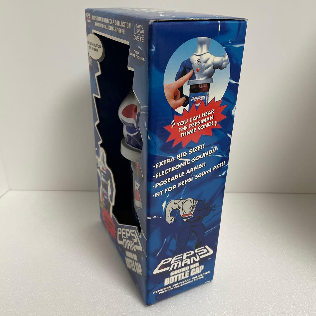 新品　ペプシマン　サウンドビッグボトルキャップ　レア