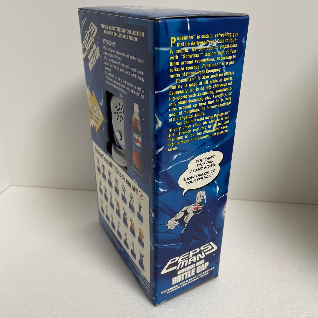 新品　ペプシマン　サウンドビッグボトルキャップ　レア