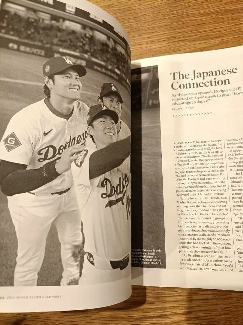 【特別号】ロサンゼルス・タイムズ ドジャース 2025年　大谷翔平　山本由伸