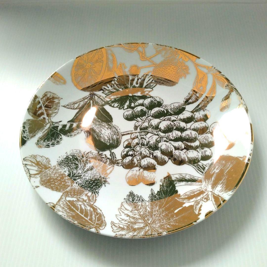 フランス ジェネビェーヴレチュ プレート 大皿 食器 皿 ゴールド 26,6cm