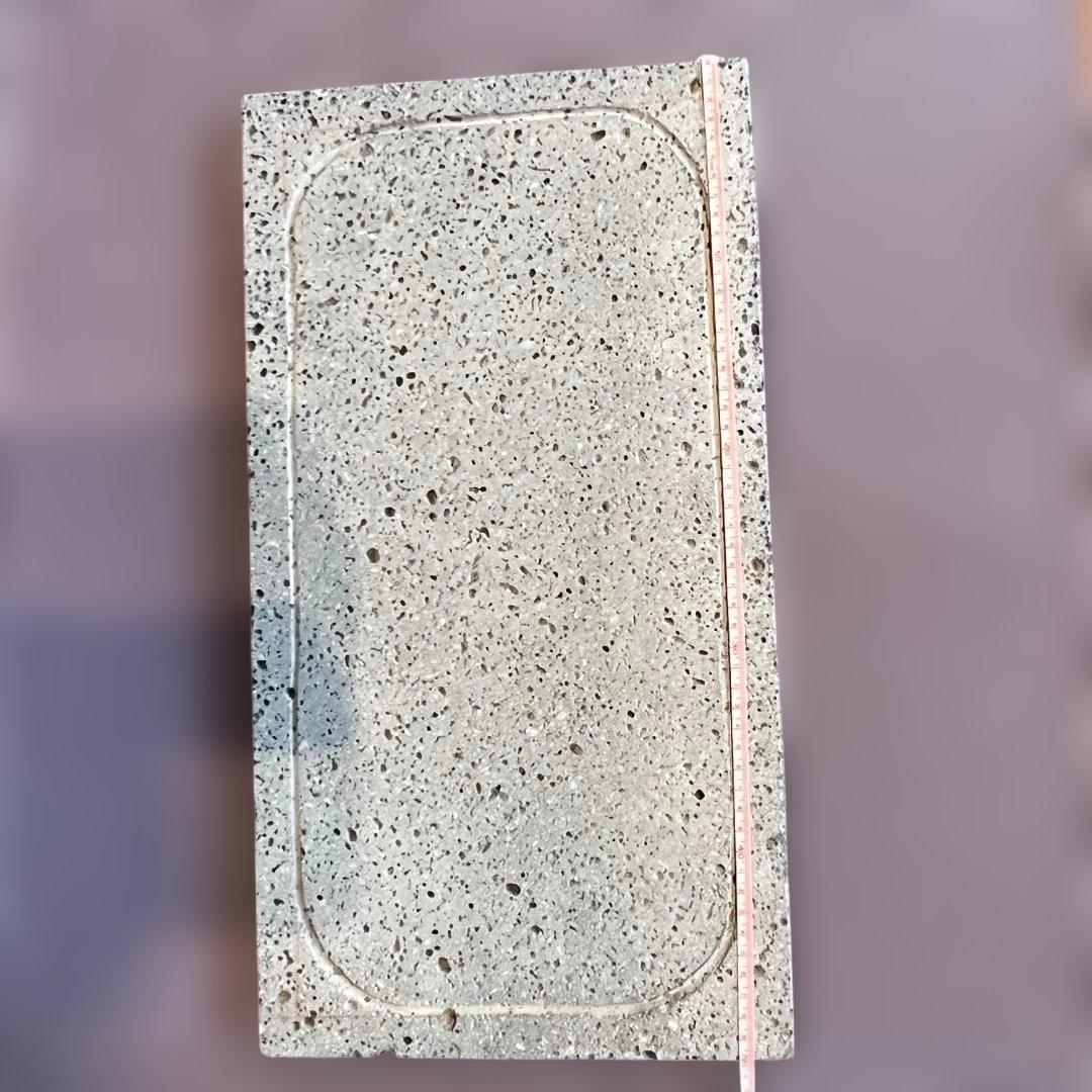 ２バーナー用／富士山の溶岩プレート[未使用/新品] 50cm x 27cm