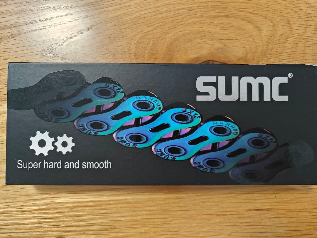 SUMC レインボーカラー チェーン SX12SL 自転車　ギア12速用チェーン