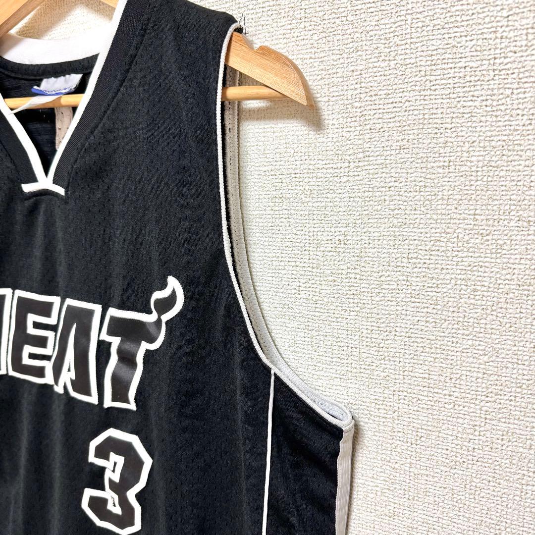 Reebok リーボック NBA ヒート ウェイド ユニフォーム バスケット L