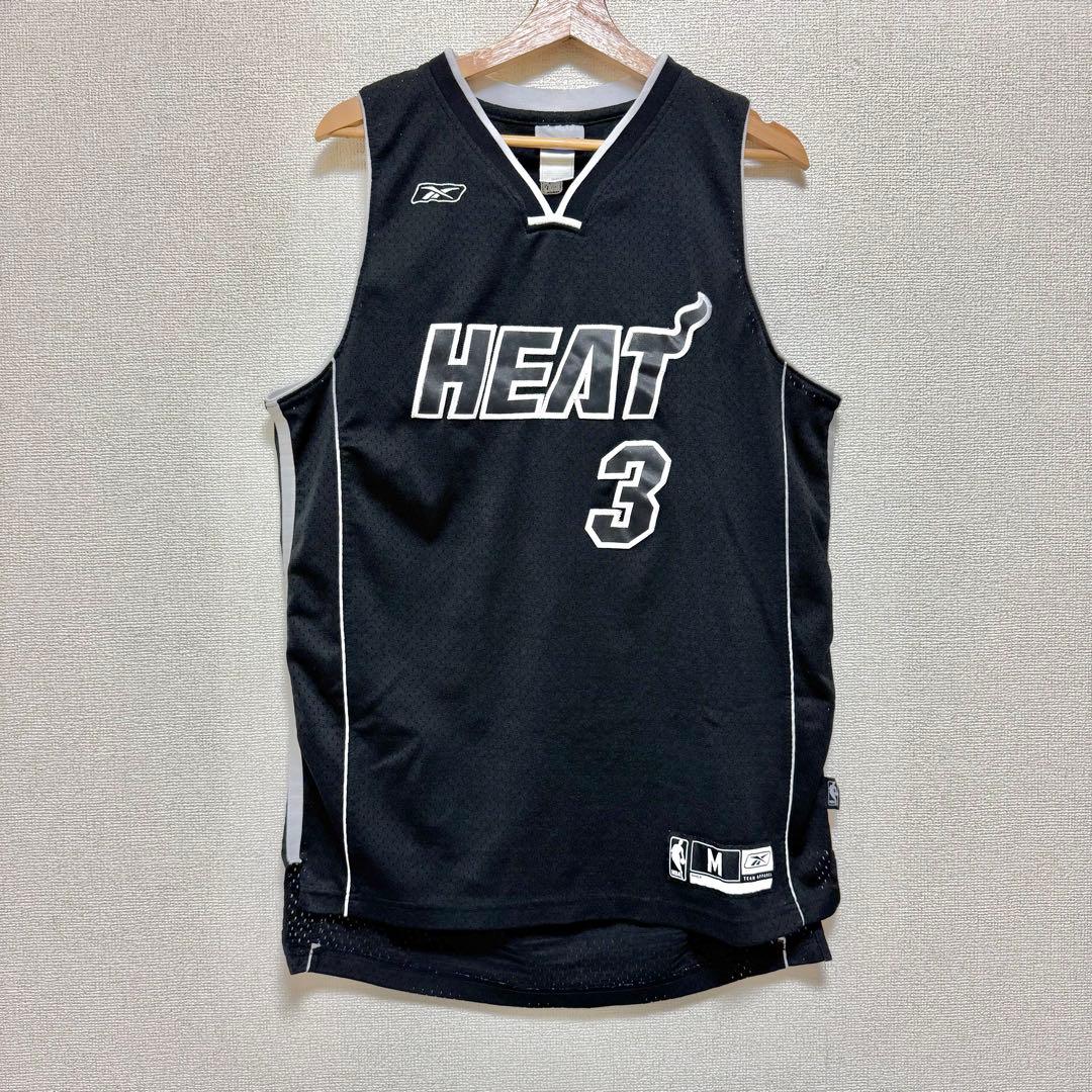 Reebok リーボック NBA ヒート ウェイド ユニフォーム バスケット L
