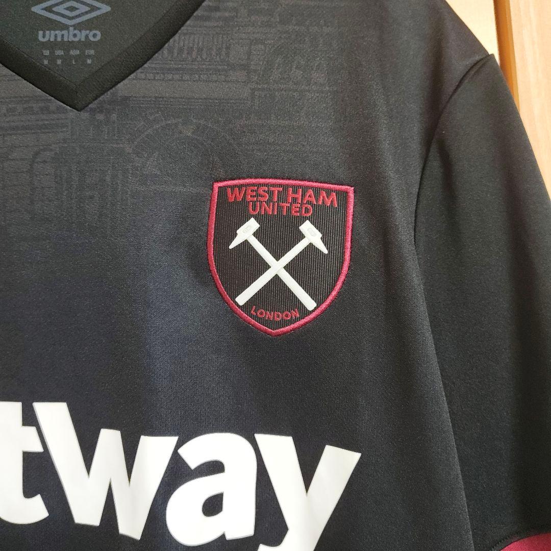 ウエストハム ユニフォーム umbro 正規品 プレミアリーグ ブラック 美品