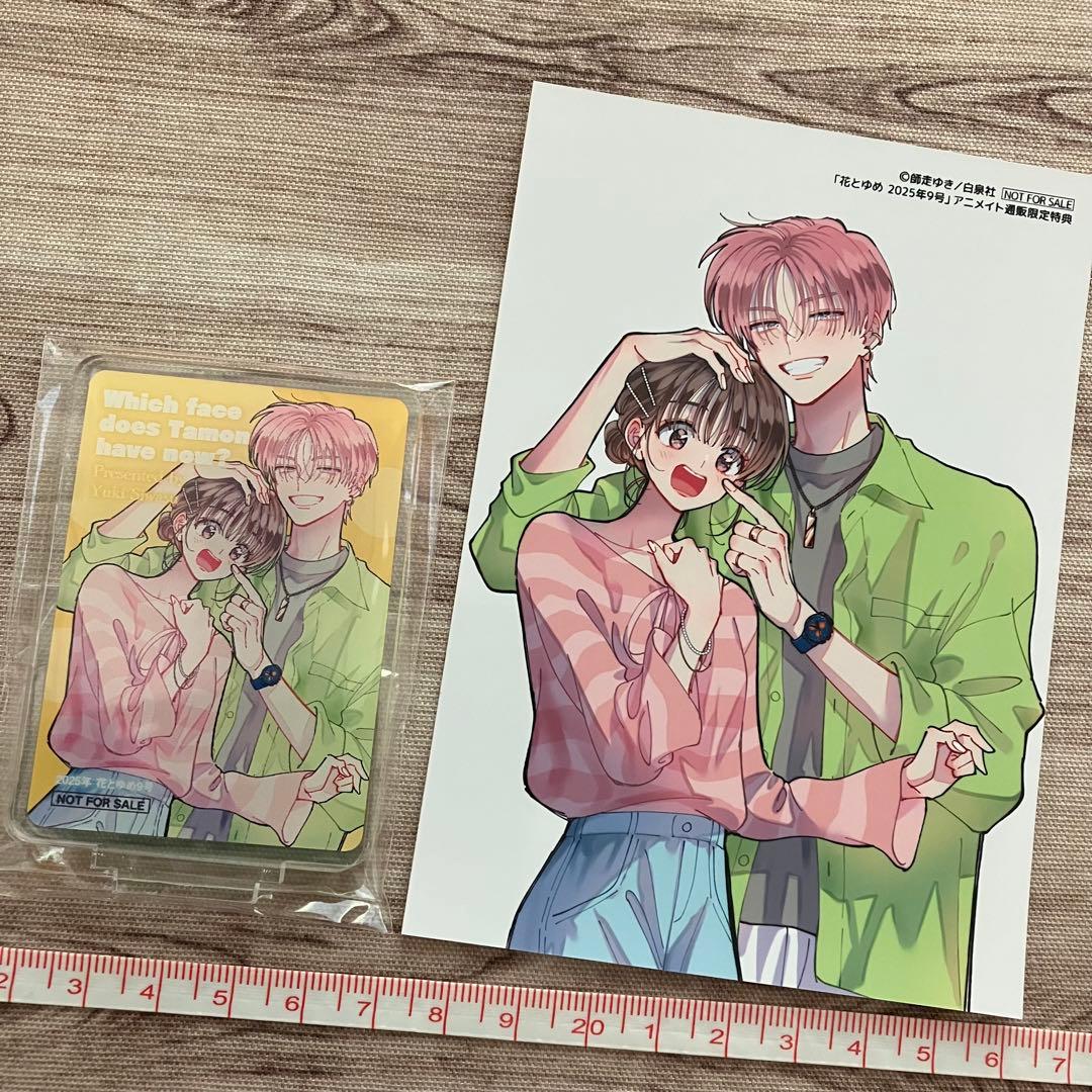 【当選品】花とゆめ 2025年9号 多聞くん今どっち！？　アクスタ&ブロマイド