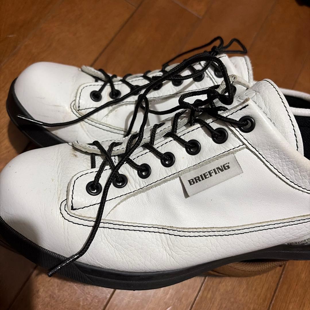 briefing ×Danner ホワイト ゴルフシューズ Ortholite