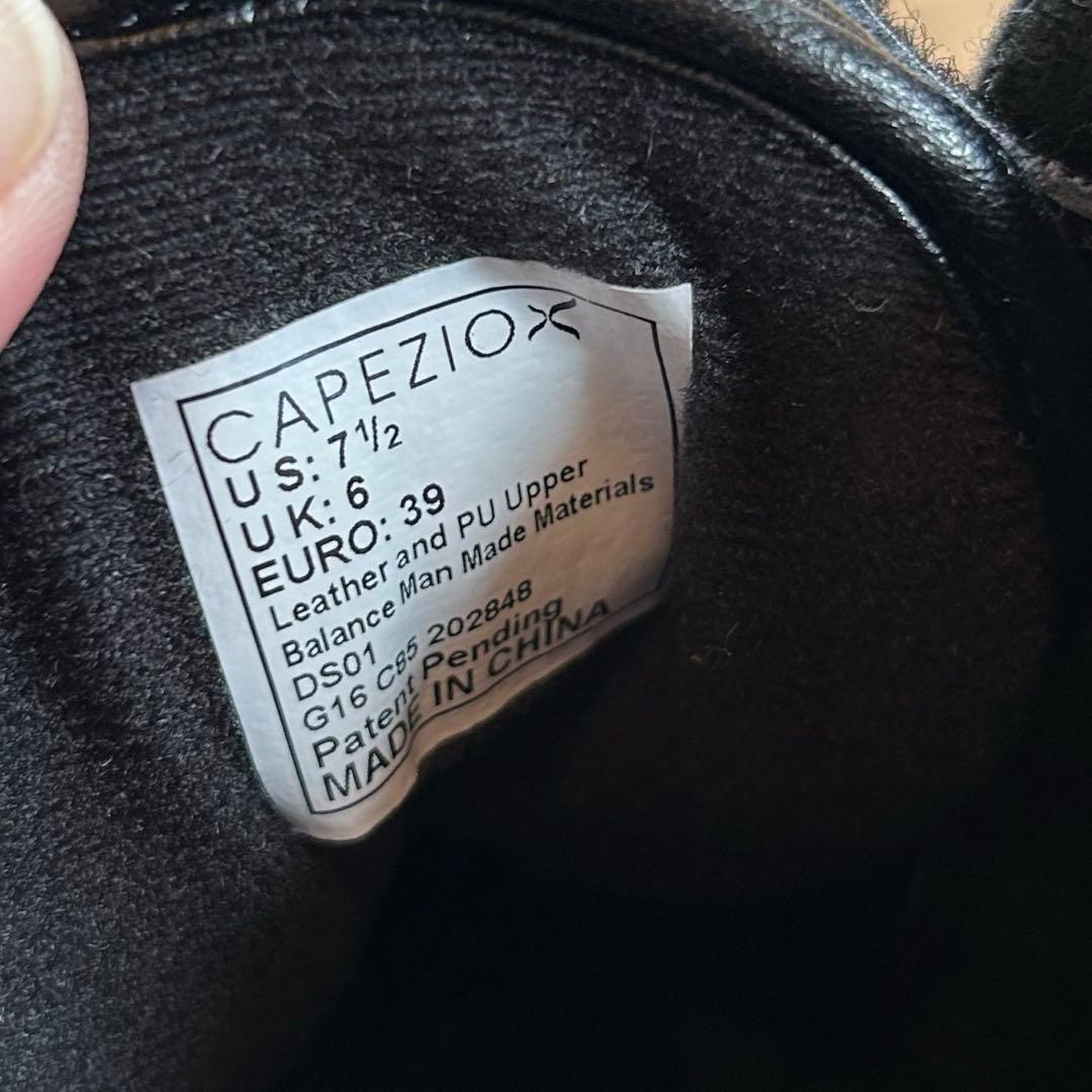 美品 CAPEZIO カペジオ ダンススニーカー DANSNEAKER 黒 靴