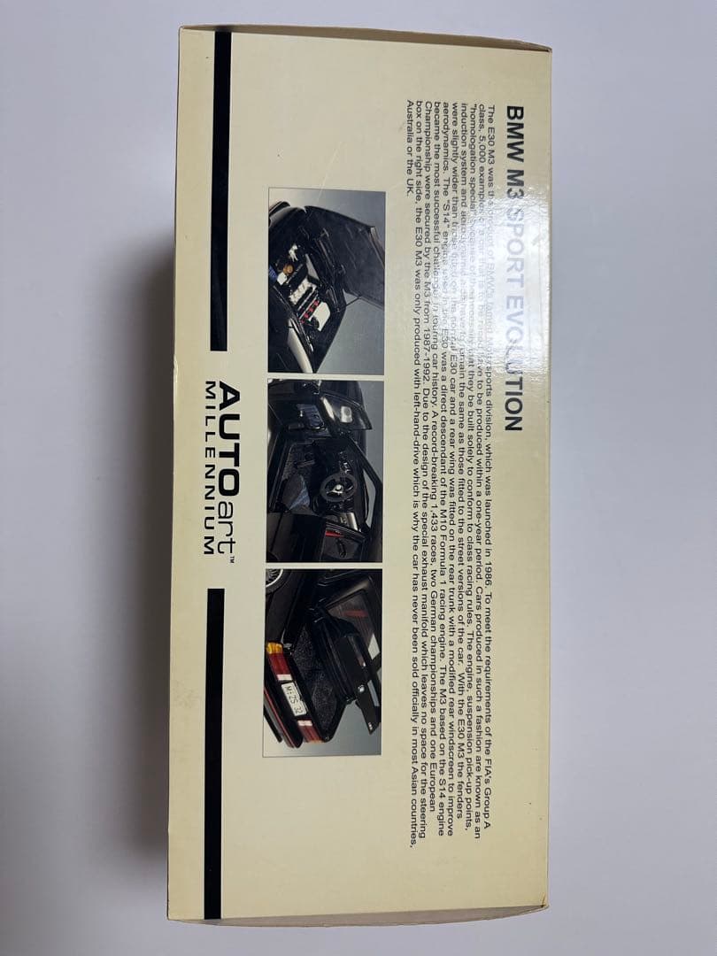 AUTOart製BMWM3SPORT evolution 1/18