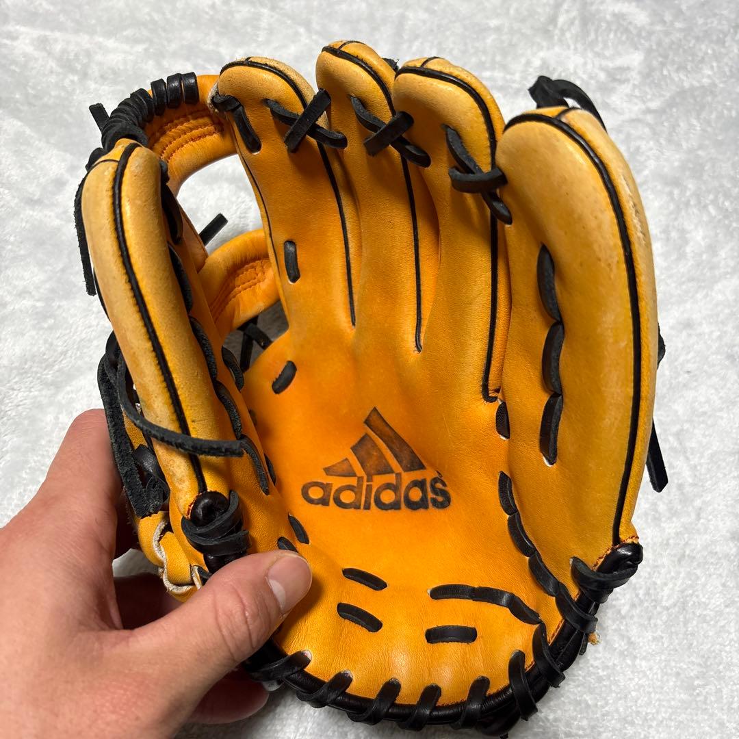 廃盤 adidas × ジャイアンツ コラボグローブ 内野用 レザー製