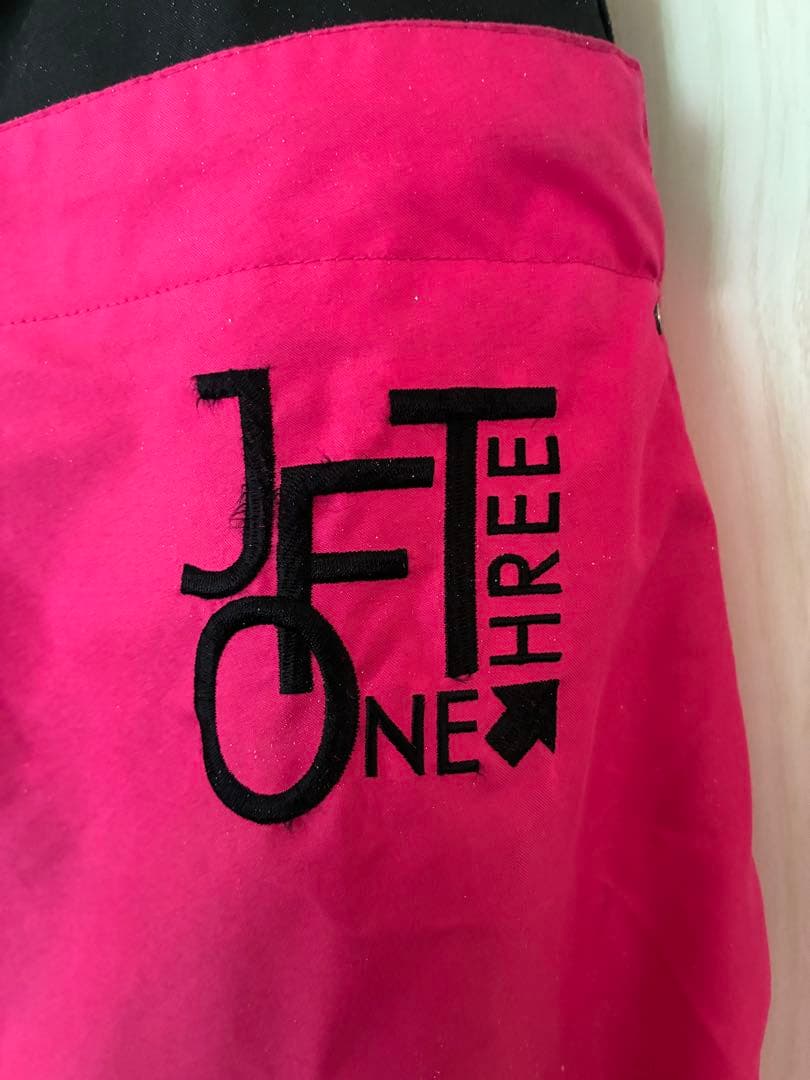 ONE THREE スノーボードパンツ L ピンク サスペンダー付 レディース