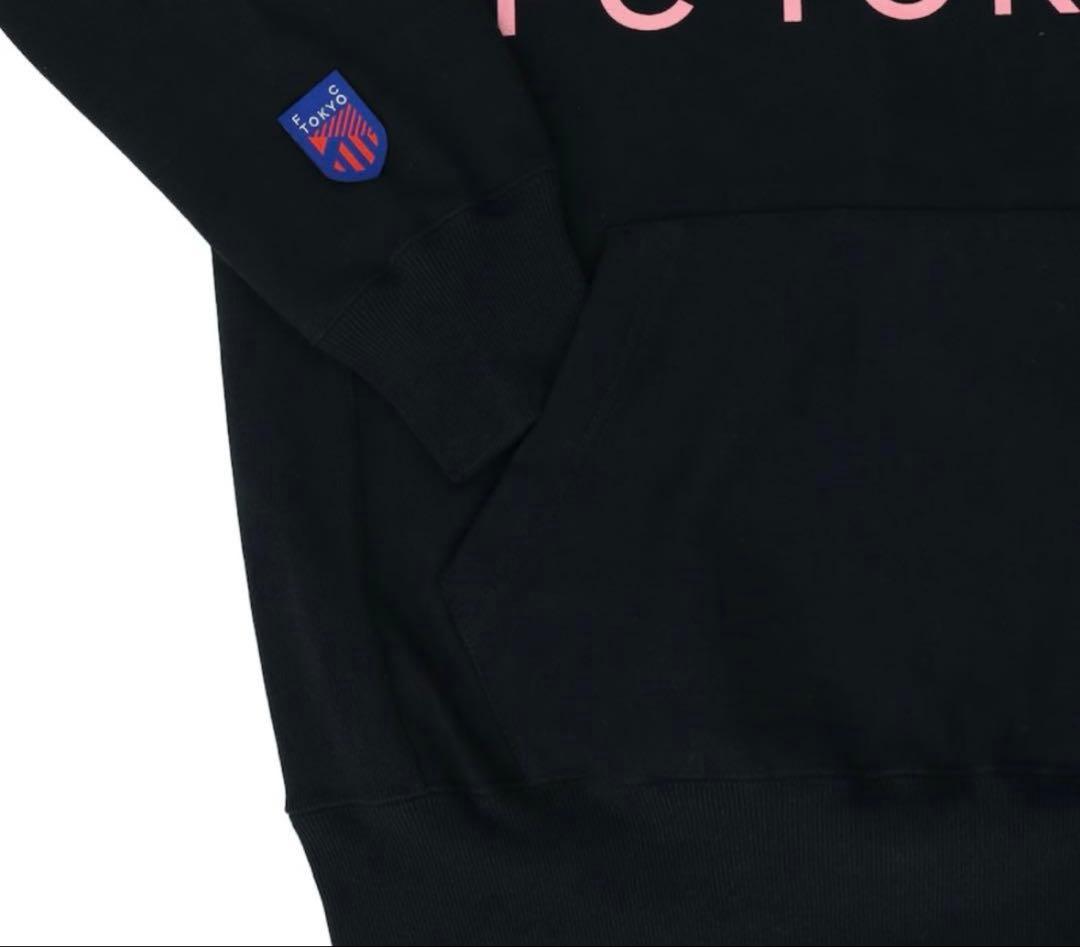 FC東京×BLACKPINK ブラック ロゴ フーディ【Mサイズ】