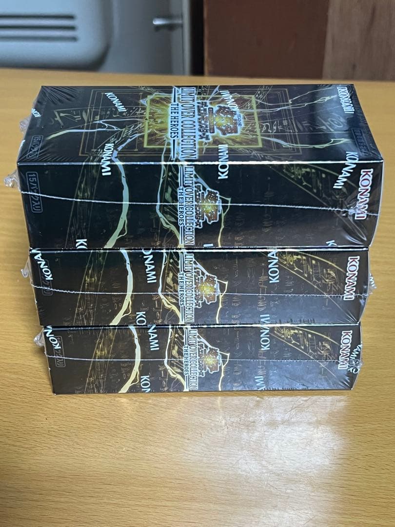 【新品】遊戯王リミットオーバーコレクションヒーローズ シュリンク付 3BOX