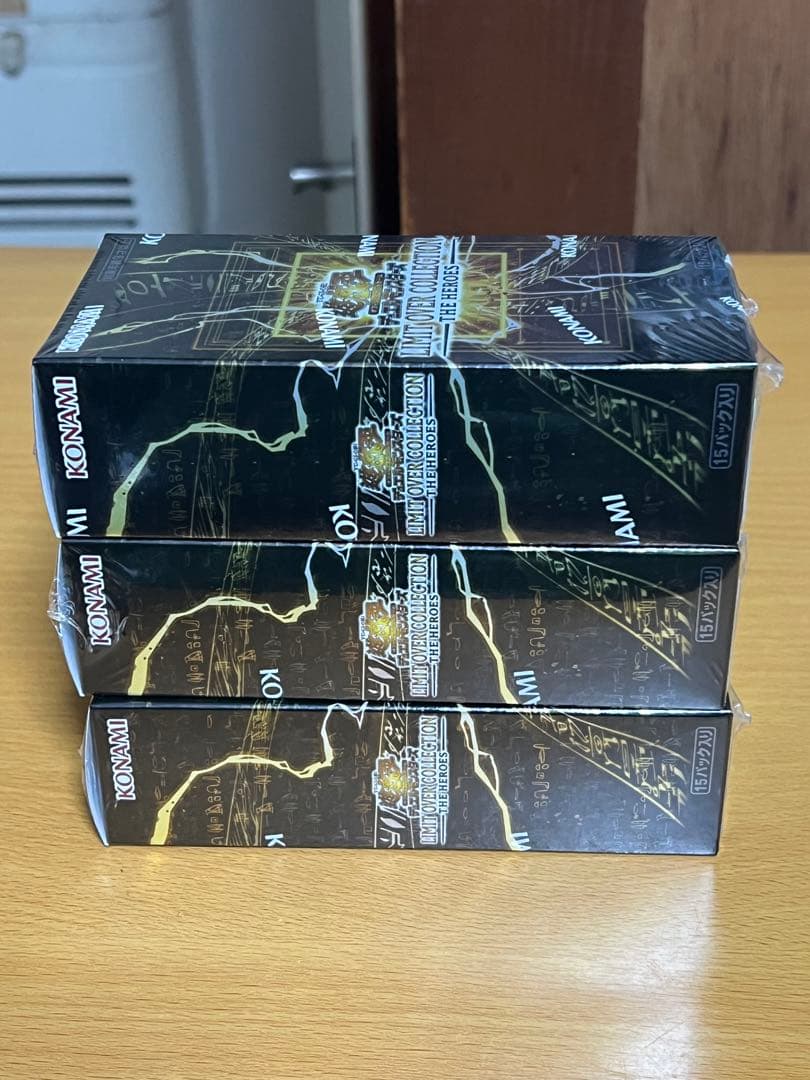 【新品】遊戯王リミットオーバーコレクションヒーローズ シュリンク付 3BOX