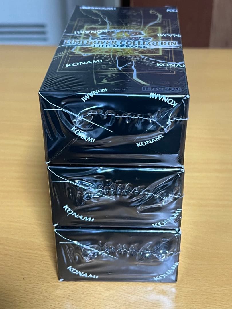 【新品】遊戯王リミットオーバーコレクションヒーローズ シュリンク付 3BOX