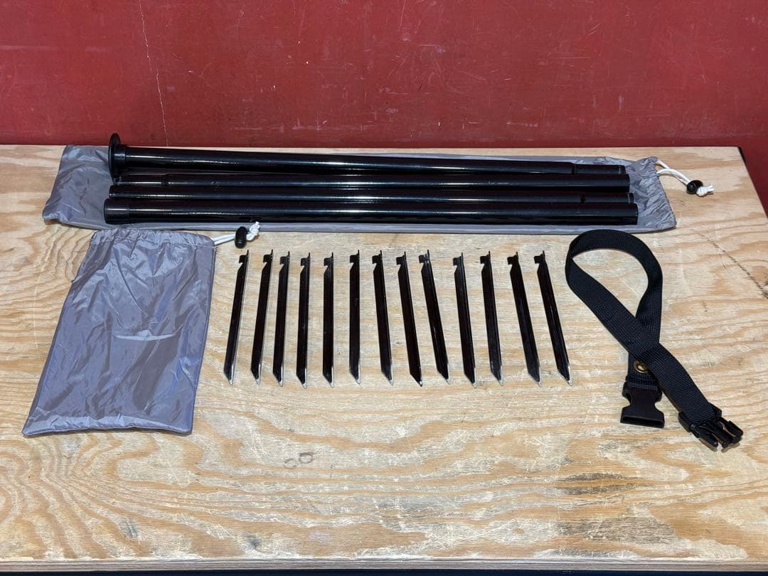 【グランドシート付】 DOD ワンポールテント M T5-47-BK