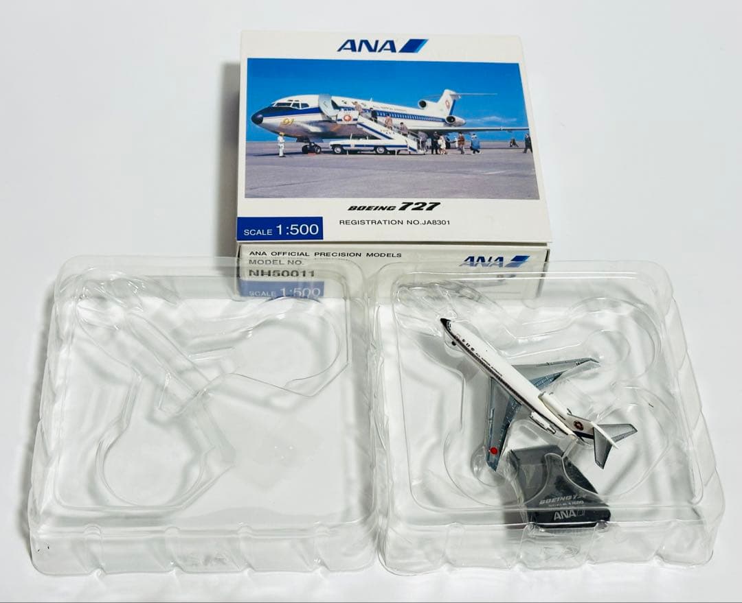 全日空商事 1/500 ANA B727 モデル NH50011