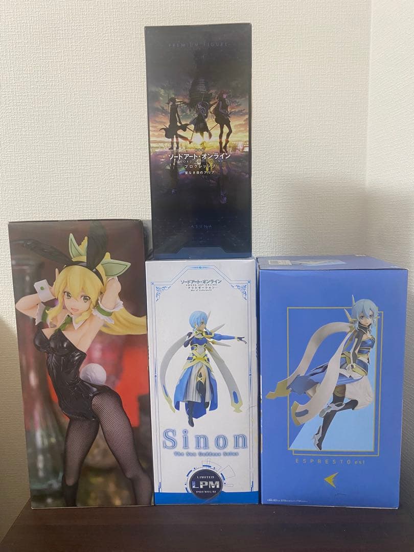 【新品未開封】SAO フィギュア 4点セット アスナ シノン リーファ まとめ売