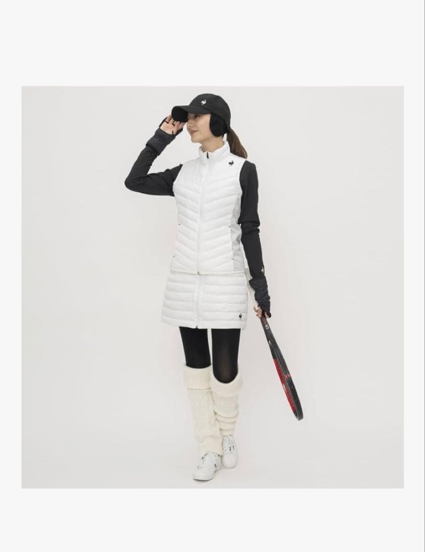 le coq sportif キルティング テニススコート