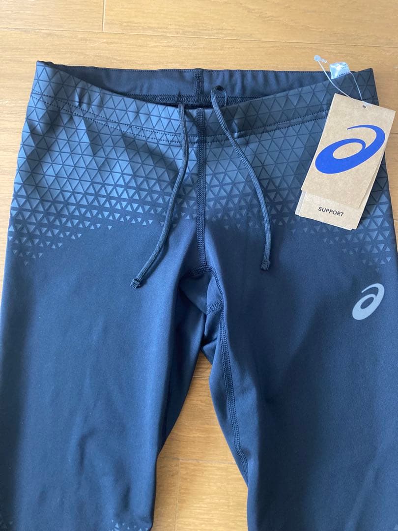 asics ロングタイツ　ブラックM