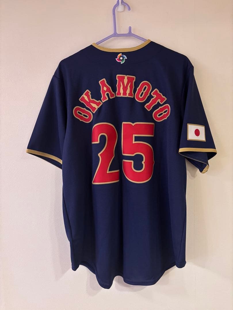 WBC Nike 日本代表 ユニフォーム 岡本和真 25 Mサイズ