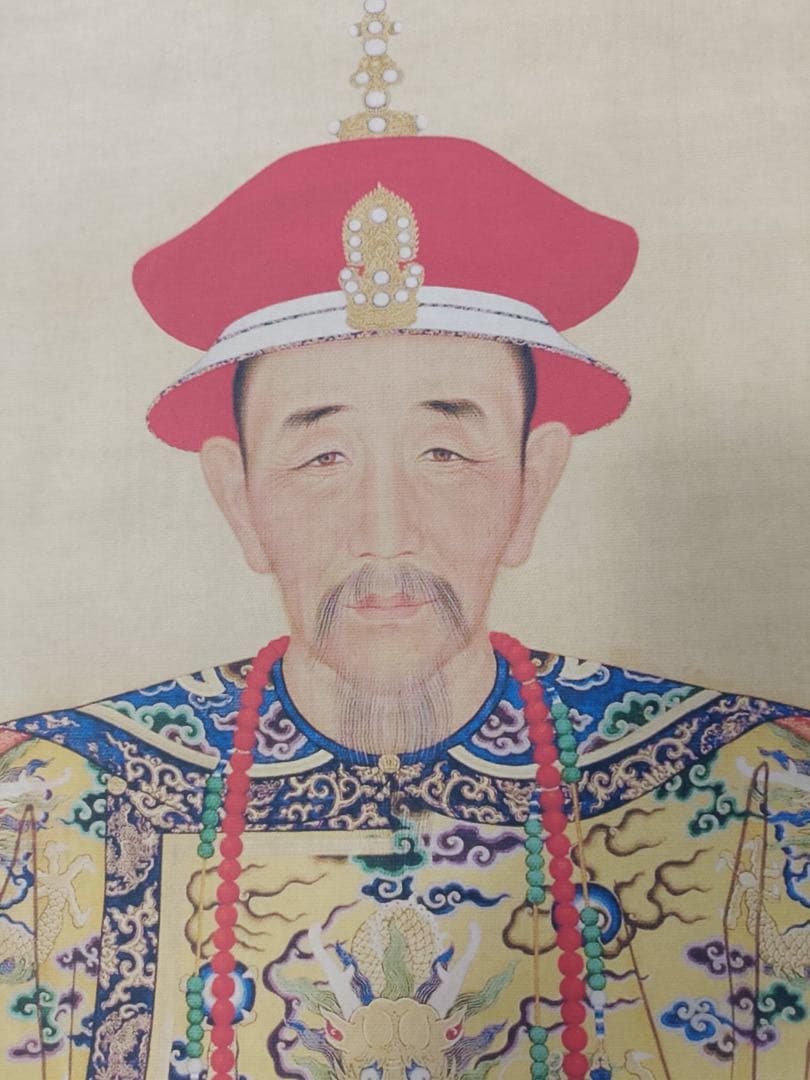 【康熙画像】 中国画 掛け軸 水墨画 和室 玄関 茶室 壁掛け 美術品