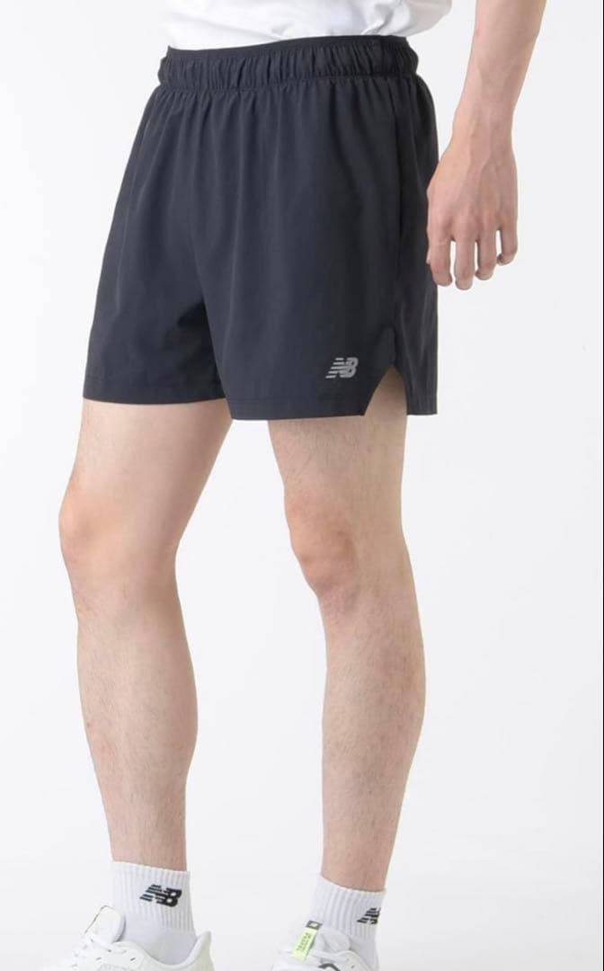 New Balance RCショーツ 5インチ Lサイズ ブラック