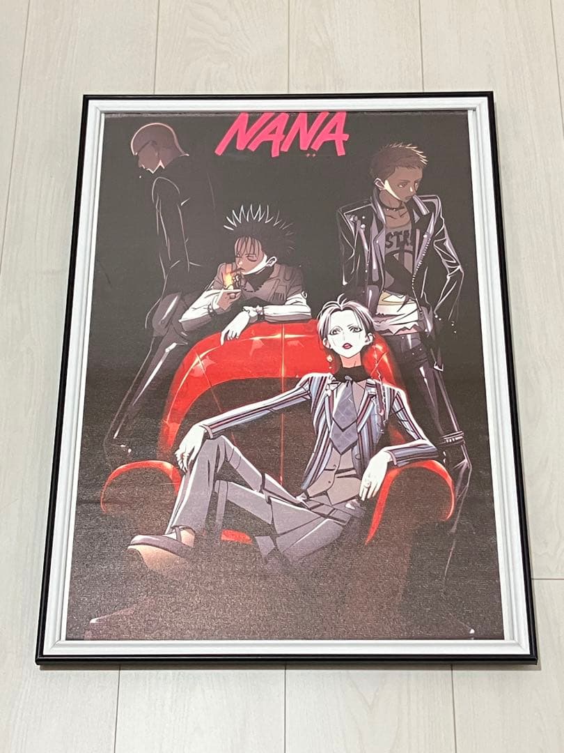 【額縁付き】 A2ポスター NANA ナナ ブラックストーンズ アニメ 黒