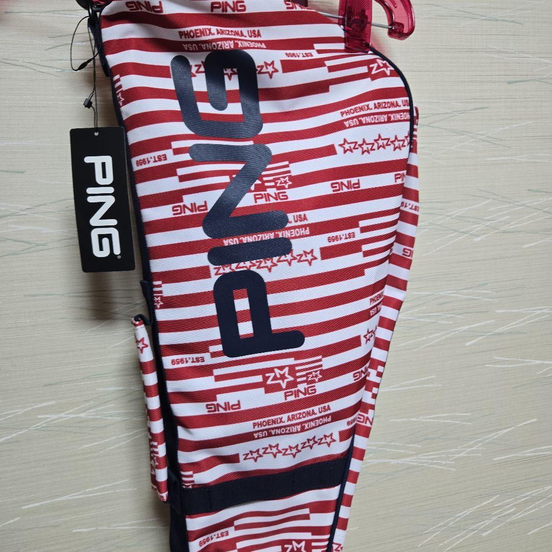 【新品】PING クラブケース ピン ニューアメリカンレンジケース レッド