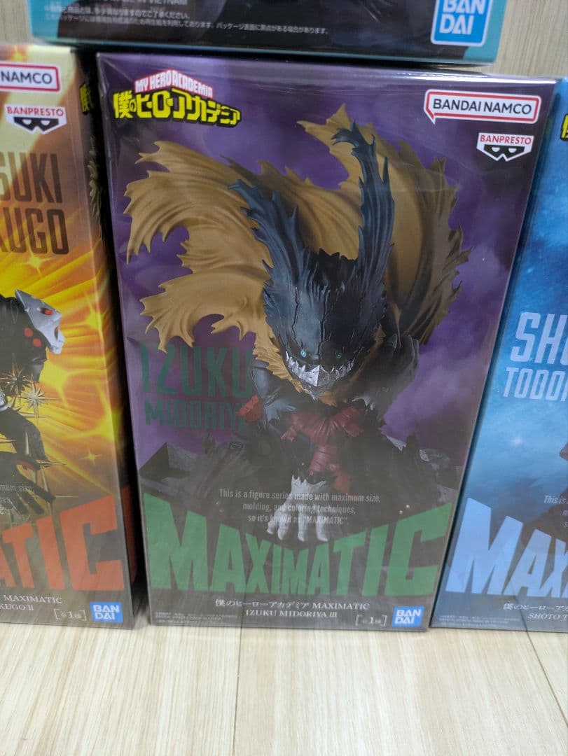 【新品】僕のヒーローアカデミア MAXIMATIC フィギュア 4種セット