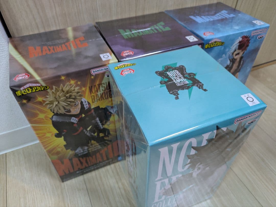 【新品】僕のヒーローアカデミア MAXIMATIC フィギュア 4種セット