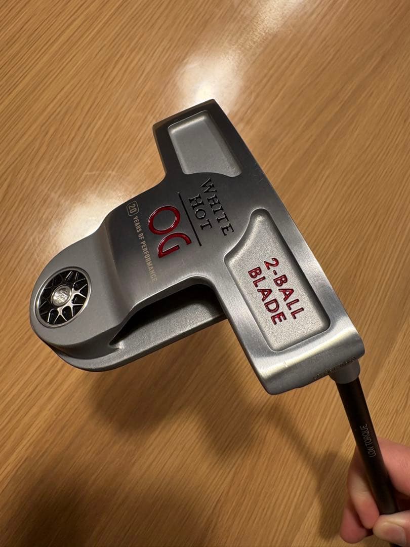 【美品】ホワイトホットOG 2-Ball Blade パター　35.5インチ