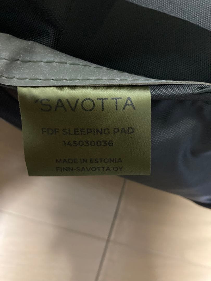 アウトドア寝具 SAVOTTA FDF SLEEPING PAD