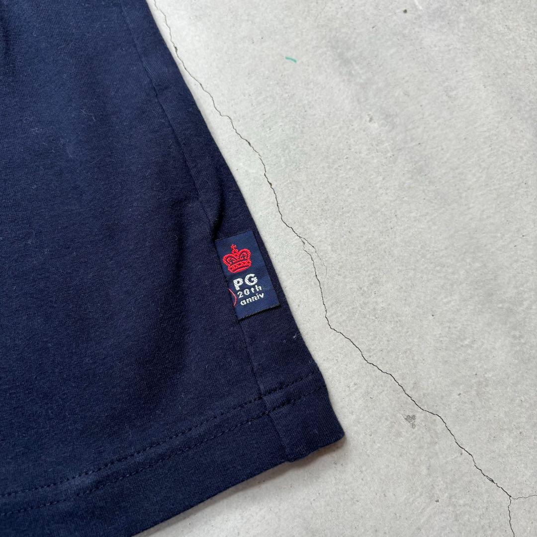 PEARLY GATES パーリーゲイツ モックネック半袖Tシャツ ロゴプリント