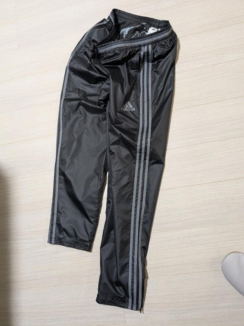 値下！上下セットadidas ウィンドブレーカー ピステ ブラック 3XO 美品